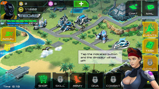 Full version of Android apk app Dino raiders: Jurassic crisis for tablet and phone.