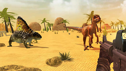 Gameplay of the Dinosaur hunter 2018 for Android phone or tablet.