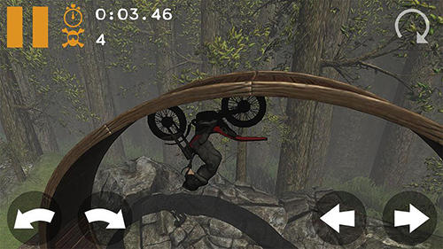 Gameplay of the Dirt bike HD for Android phone or tablet.