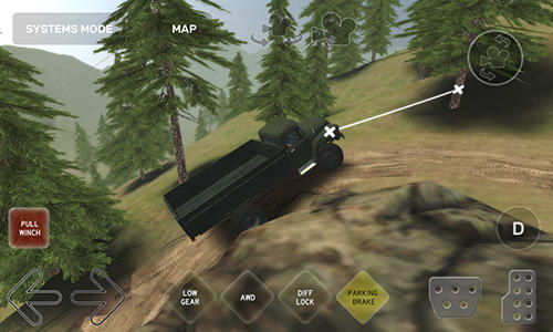 Gameplay of the Dirt trucker: Muddy hills for Android phone or tablet.