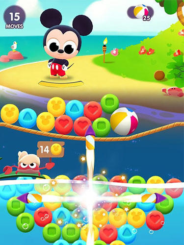 Gameplay of the Disney getaway blast for Android phone or tablet.