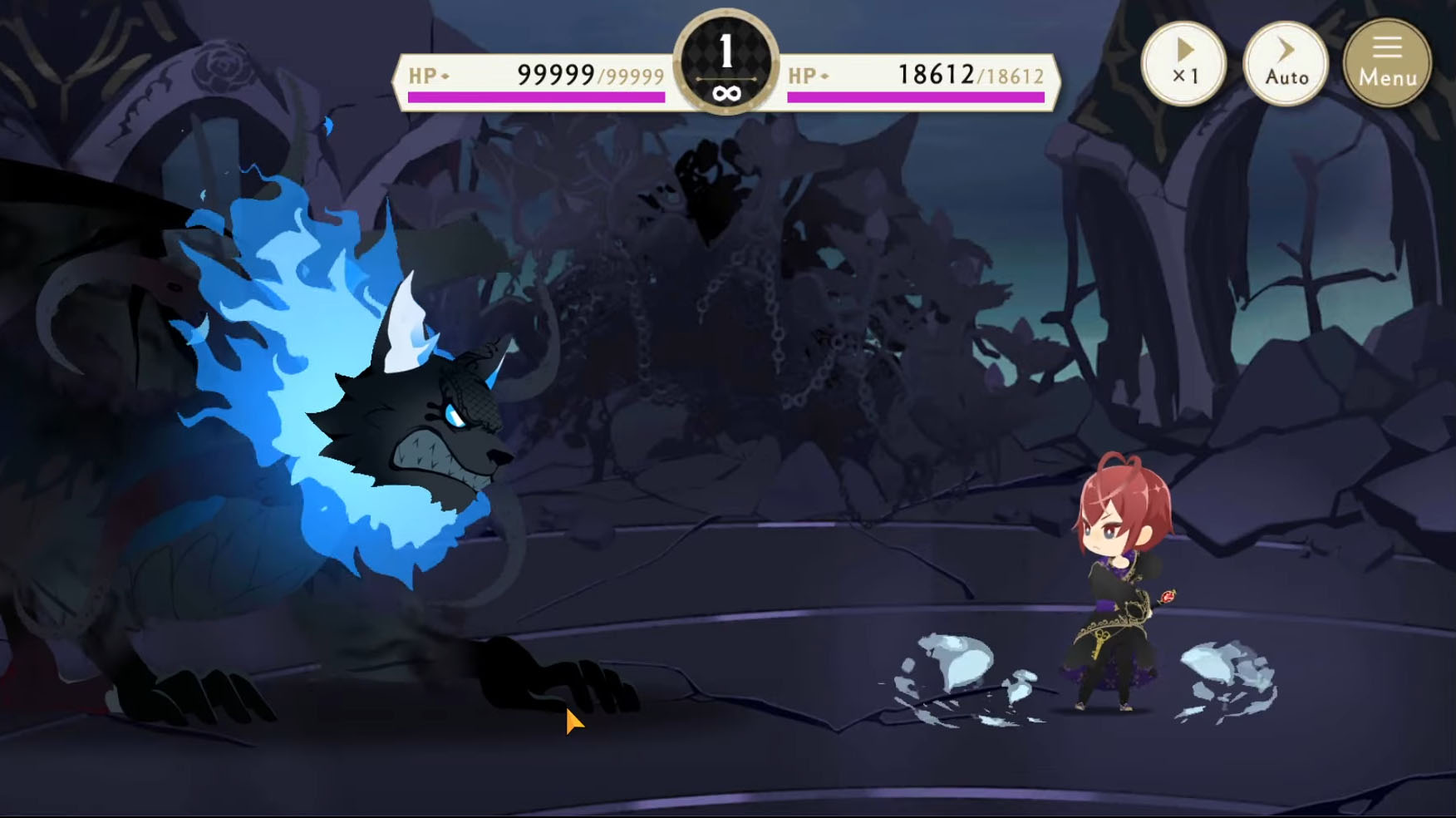 Gameplay of the Disney Twisted-Wonderland for Android phone or tablet.