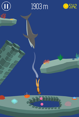 Gameplay of the Dive for Android phone or tablet.