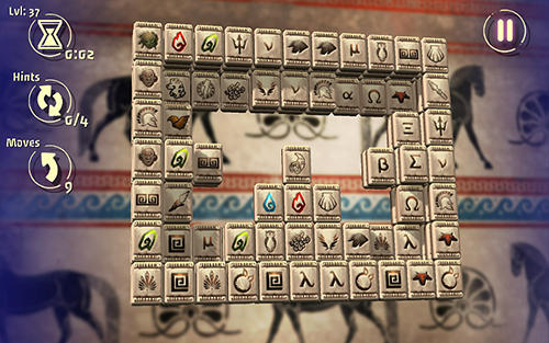 Gameplay of the Divinerz: Mahjong for Android phone or tablet.