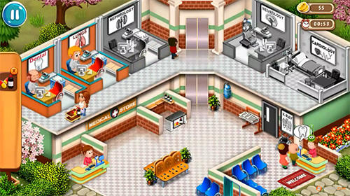 Gameplay of the Doctor dash: Hospital game for Android phone or tablet.