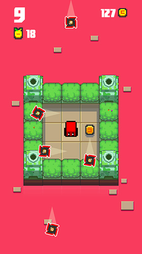 Gameplay of the Dodgeman for Android phone or tablet.