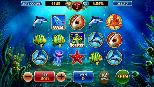 Full version of Android apk app Dolphin treasures slots pokies for tablet and phone.