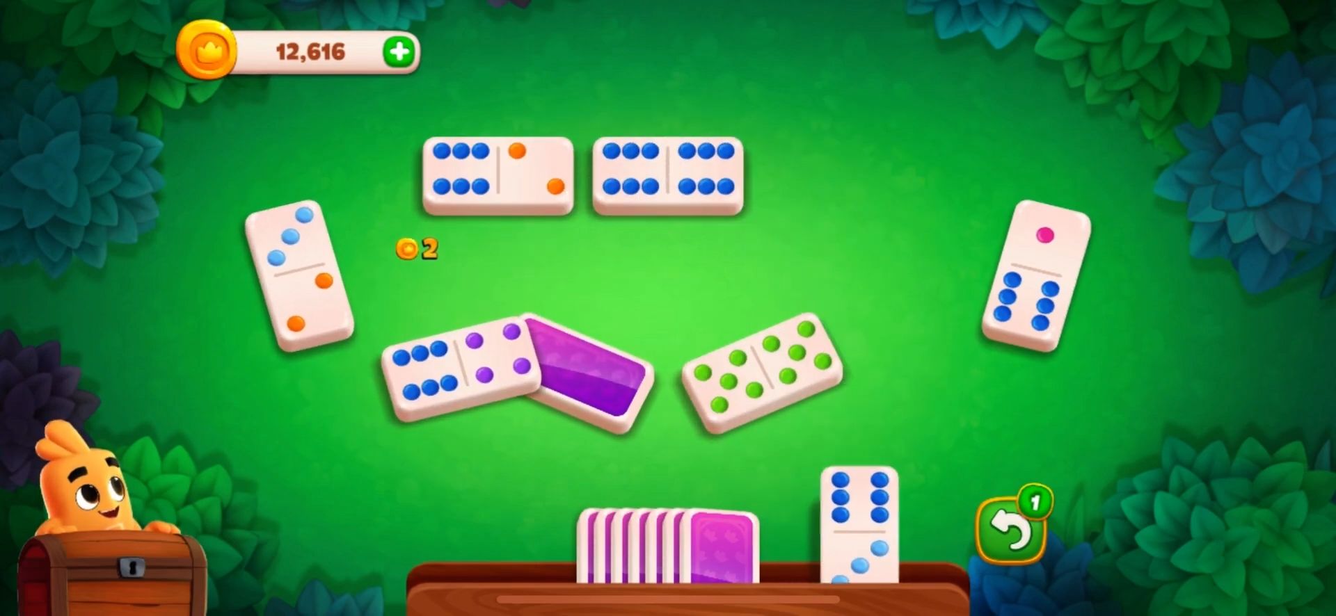 Gameplay of the Domino Dreams™ for Android phone or tablet.