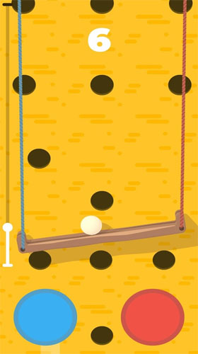 Gameplay of the Don't let the ball fall for Android phone or tablet.