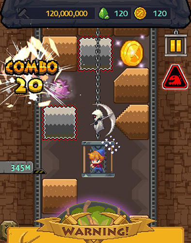 Gameplay of the Don't stop digger 2 for Android phone or tablet.