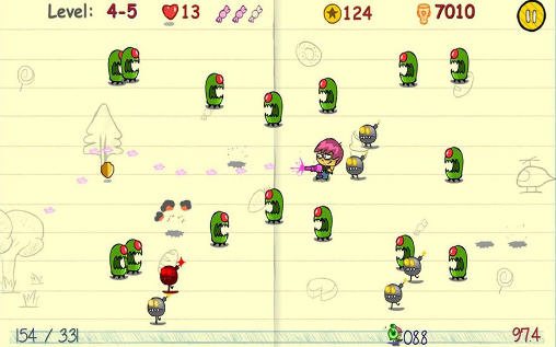 Full version of Android apk app Doodle adventure shooting: Notepad wars for tablet and phone.