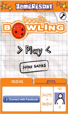 Full version of Android Online game apk Doodle Bowling for tablet and phone.