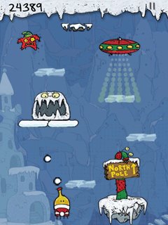 Full version of Android apk app Doodle Jump Christmas for tablet and phone.