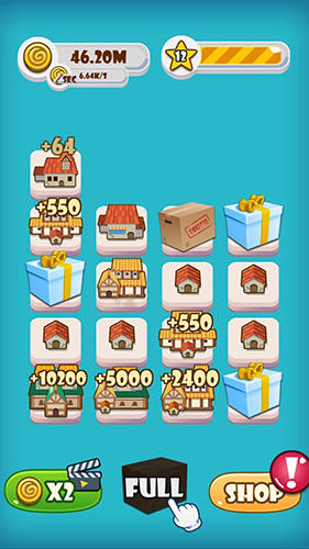 Gameplay of the Double town: Merge for Android phone or tablet.