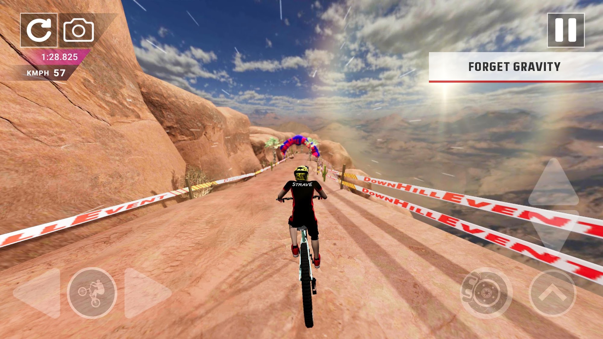 Gameplay of the Downhill Republic for Android phone or tablet.