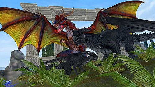 Gameplay of the Dragon fantasy war survival 3D for Android phone or tablet.