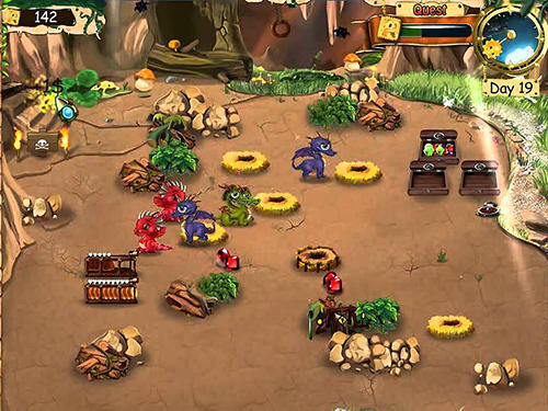 Gameplay of the Dragon keeper for Android phone or tablet.