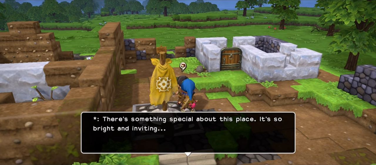 Gameplay of the DRAGON QUEST BUILDERS for Android phone or tablet.