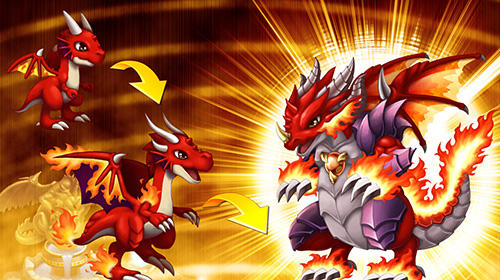 Gameplay of the Dragon x dragon: City sim game for Android phone or tablet.