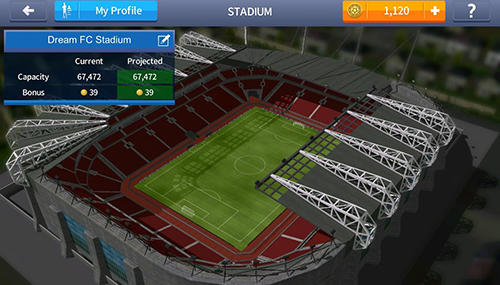 Gameplay of the Dream league soccer 2017 for Android phone or tablet.