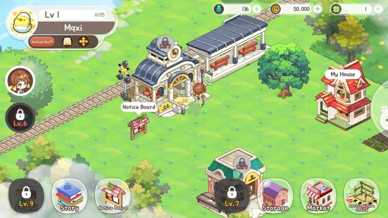 Gameplay of the Dreamy Clover Town for Android phone or tablet.
