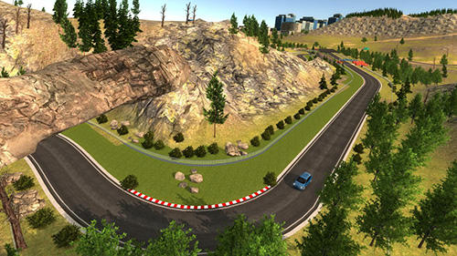 Gameplay of the Drift car city simulator for Android phone or tablet.