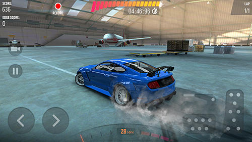 Gameplay of the Drift max pro: Car drifting game for Android phone or tablet.