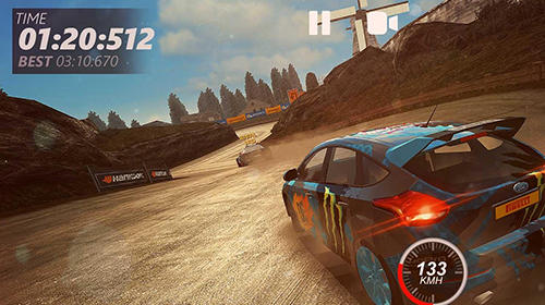 Gameplay of the Drivenline: Rally, asphalt and off-road racing for Android phone or tablet.