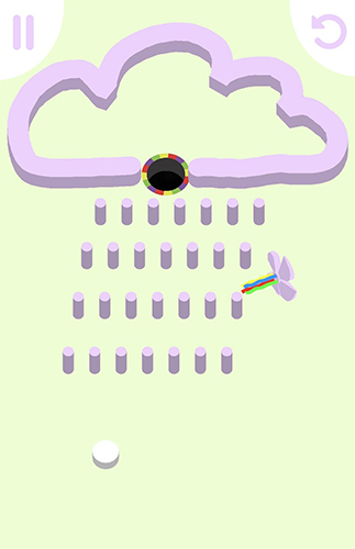 Gameplay of the Drolf: Draw golf for Android phone or tablet.