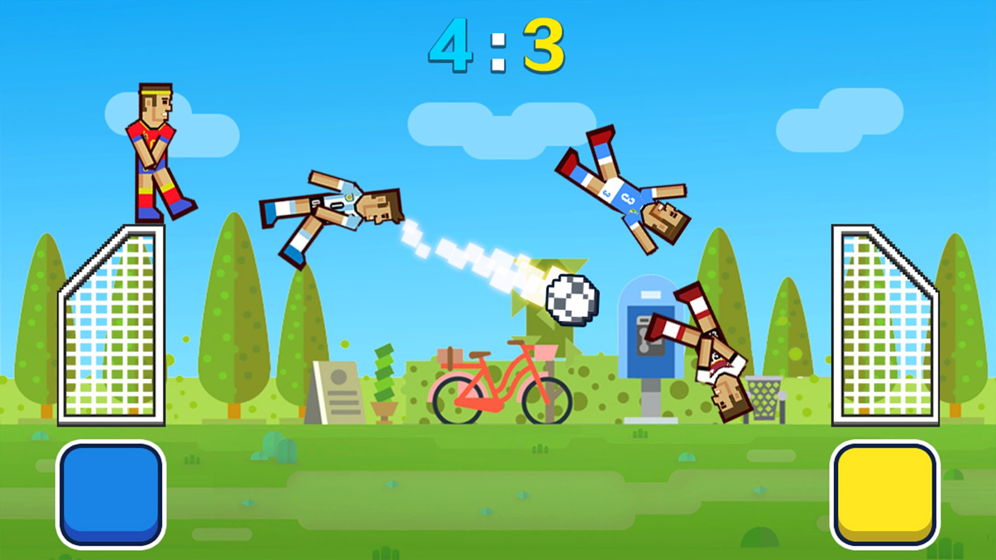Gameplay of the Droll Soccer for Android phone or tablet.