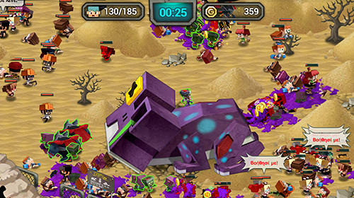 Gameplay of the Drop the zombie for Android phone or tablet.