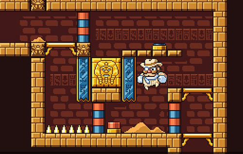 Gameplay of the Duke Dashington remastered for Android phone or tablet.