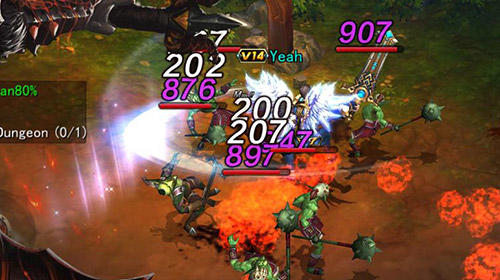 Gameplay of the Dungeon blade for Android phone or tablet.