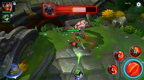 Gameplay of the Dungeon hunter champions for Android phone or tablet.