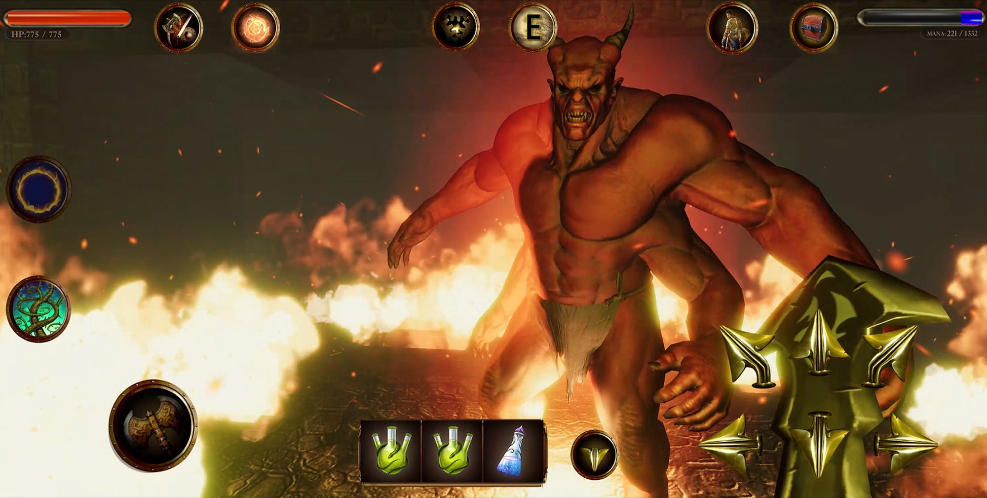 Gameplay of the Dungeon Legends 2 - RPG Game for Android phone or tablet.