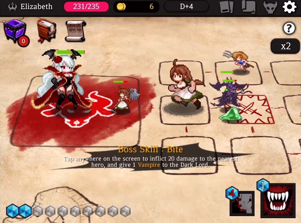 Gameplay of the Dungeon Maker for Android phone or tablet.