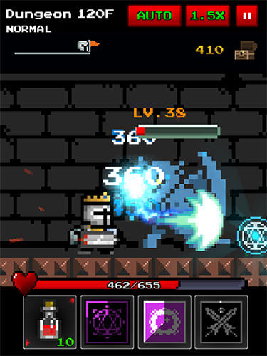 Gameplay of the Dungeon n pixel hero: Retro RPG for Android phone or tablet.