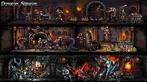 Gameplay of the Dungeon survival for Android phone or tablet.