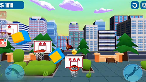Gameplay of the Dunk perfect: Basketball for Android phone or tablet.