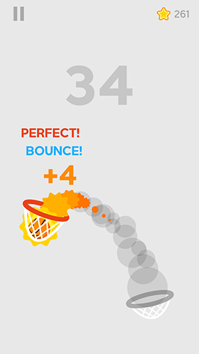 Gameplay of the Dunk shot for Android phone or tablet.