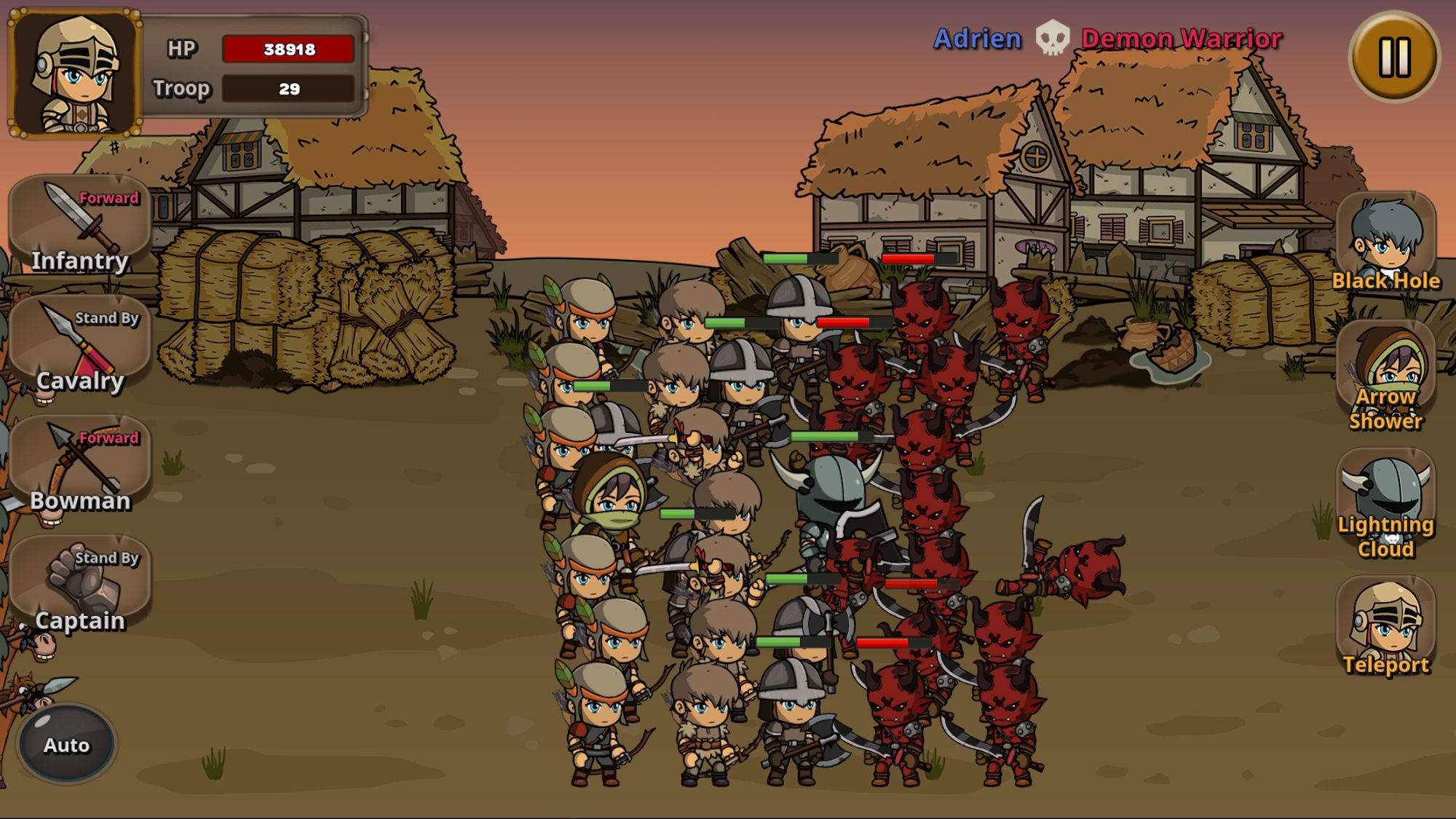 Gameplay of the E-Rank Soldier for Android phone or tablet.