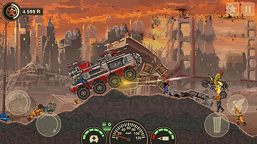 Gameplay of the Earn to die 3 for Android phone or tablet.