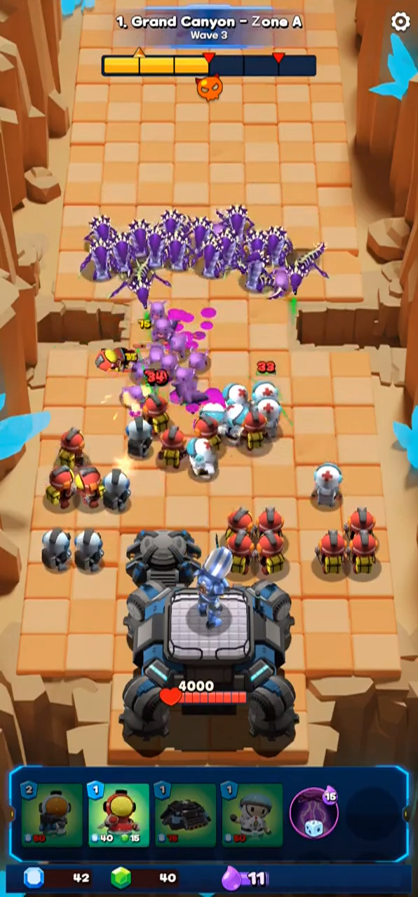 Gameplay of the Earth Guardians for Android phone or tablet.