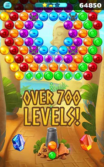 Full version of Android apk app Egypt pop bubble shooter for tablet and phone.