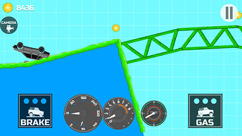 Gameplay of the Elastic car 2 for Android phone or tablet.