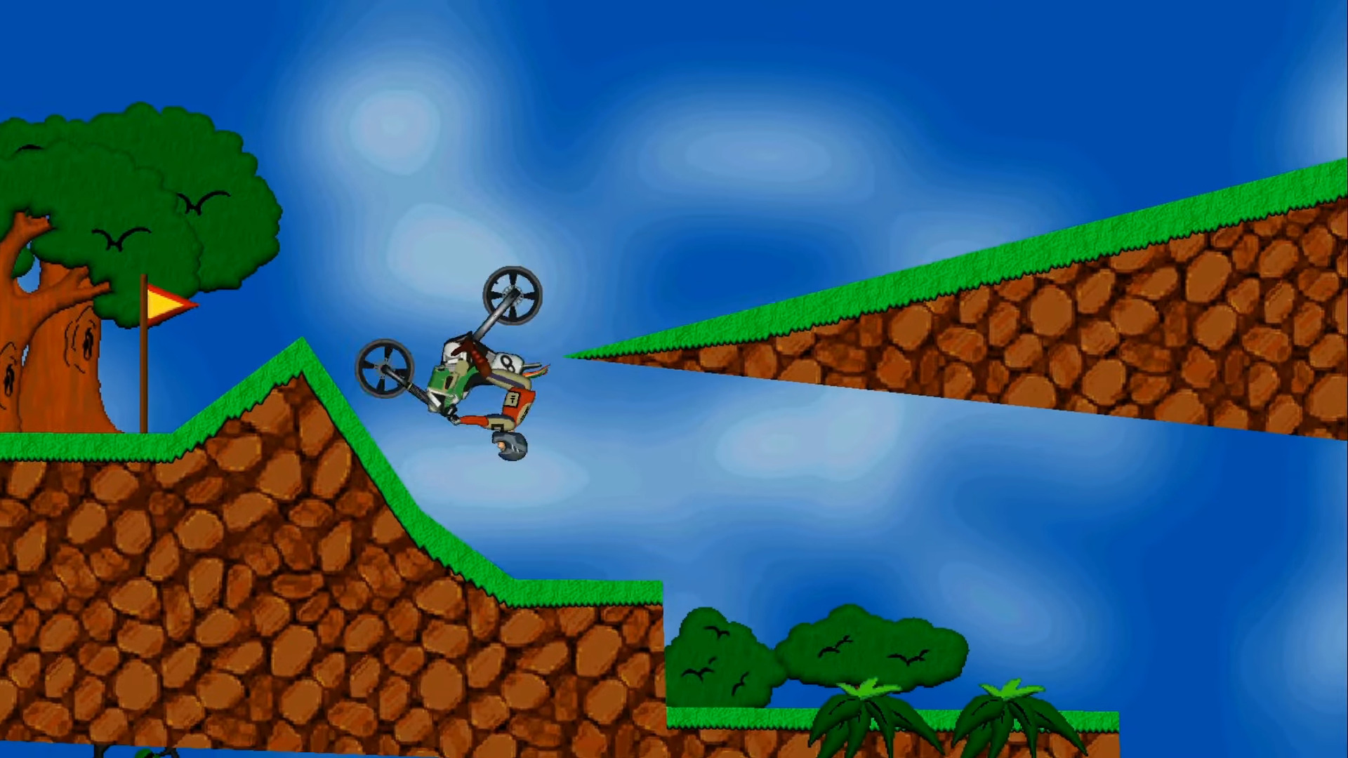 Gameplay of the Elasto Mania Remastered for Android phone or tablet.