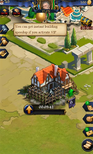 Gameplay of the Empire: Origin for Android phone or tablet.