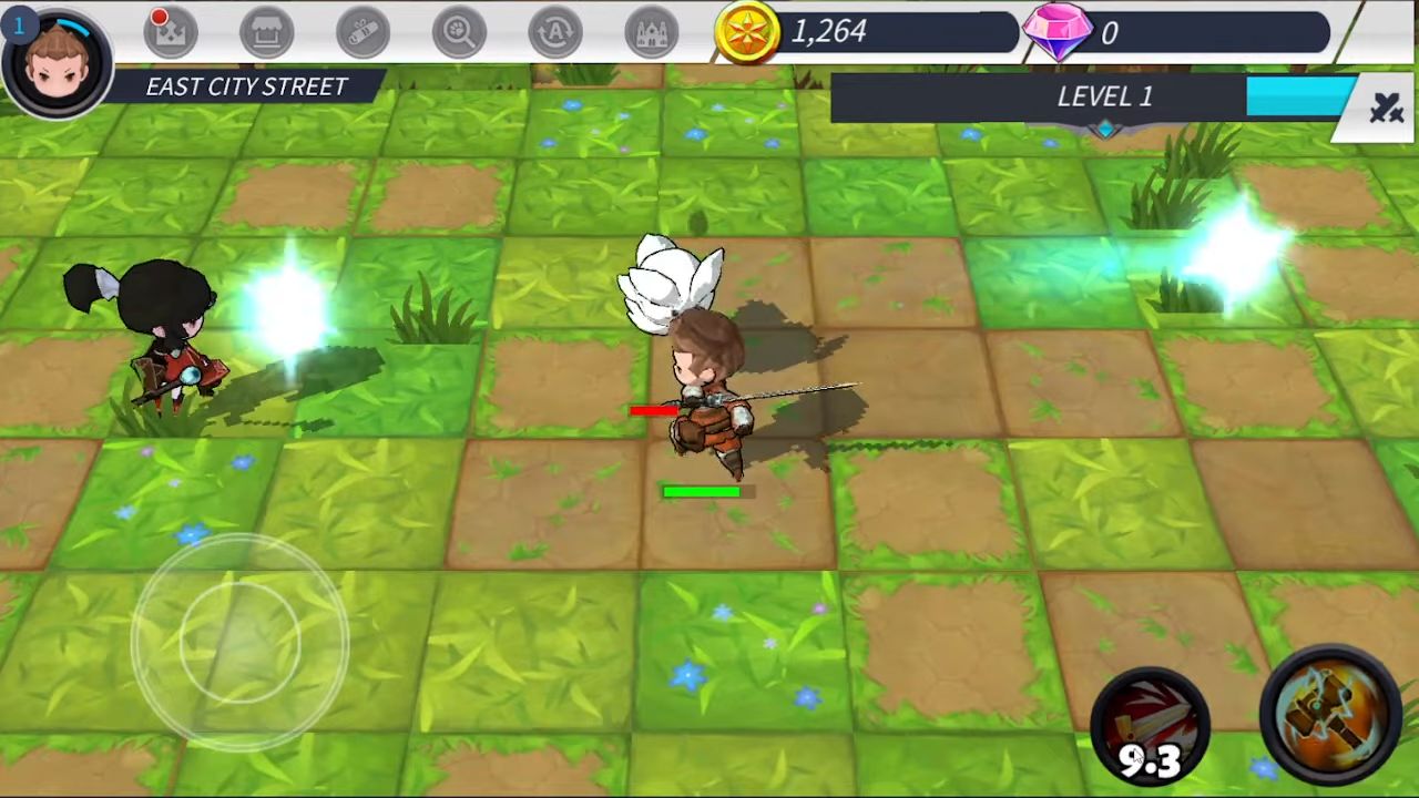 Gameplay of the Endless Quest 2 Idle RPG Game for Android phone or tablet.