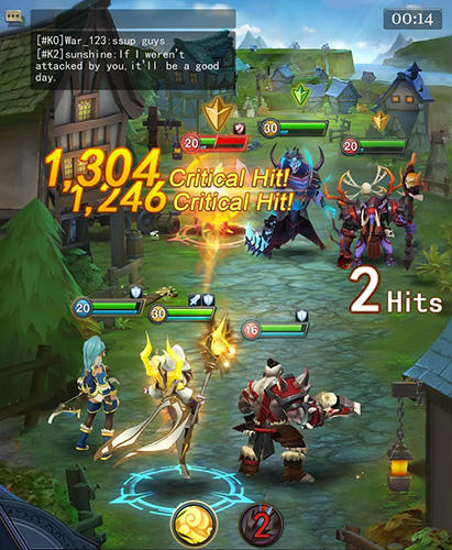 Gameplay of the Epic and magic for Android phone or tablet.