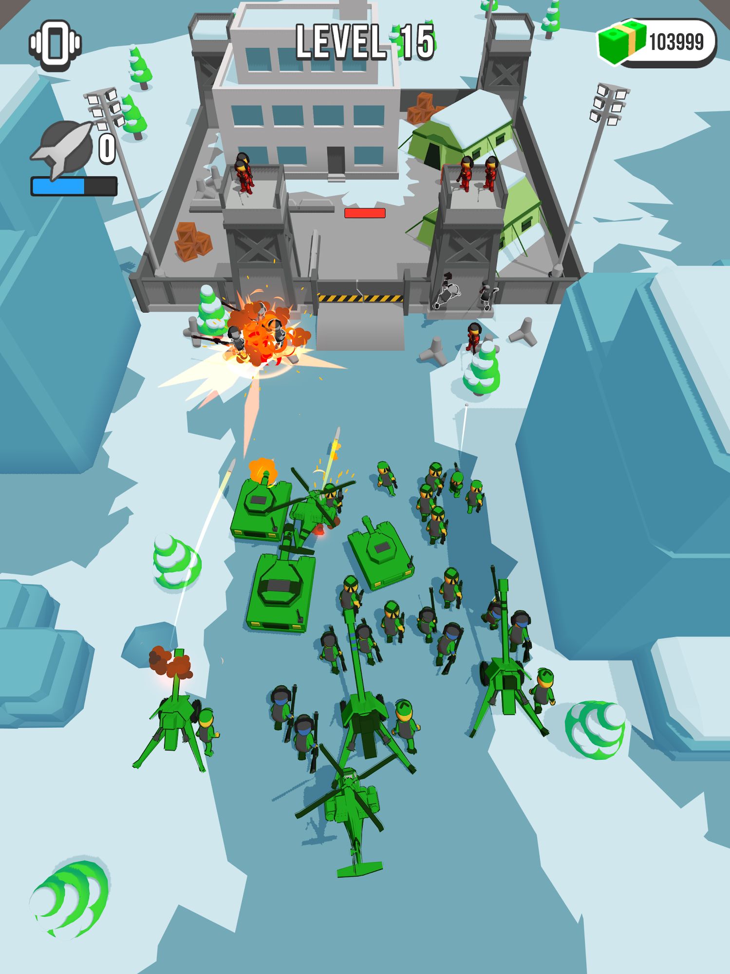 Gameplay of the Epic Army Clash for Android phone or tablet.